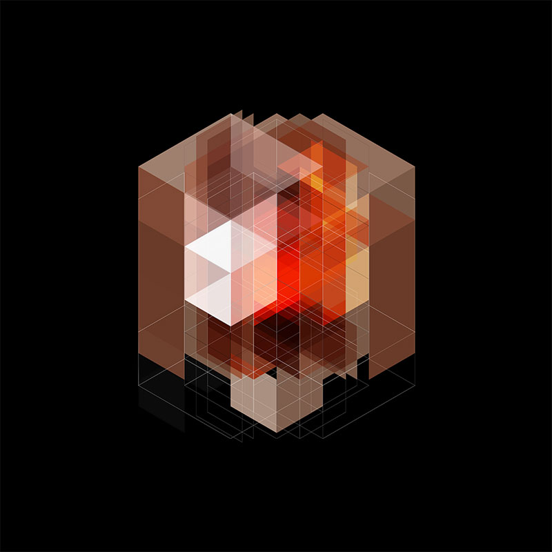 Shument, structure, digital print by Laurent Bompard